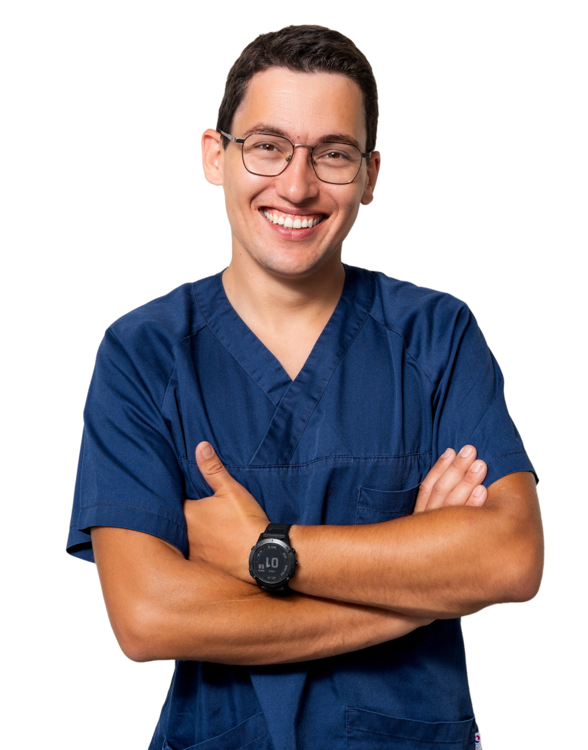 Dr Julien Vincent, chirurgien-dentiste à Angers, dans son cabinet